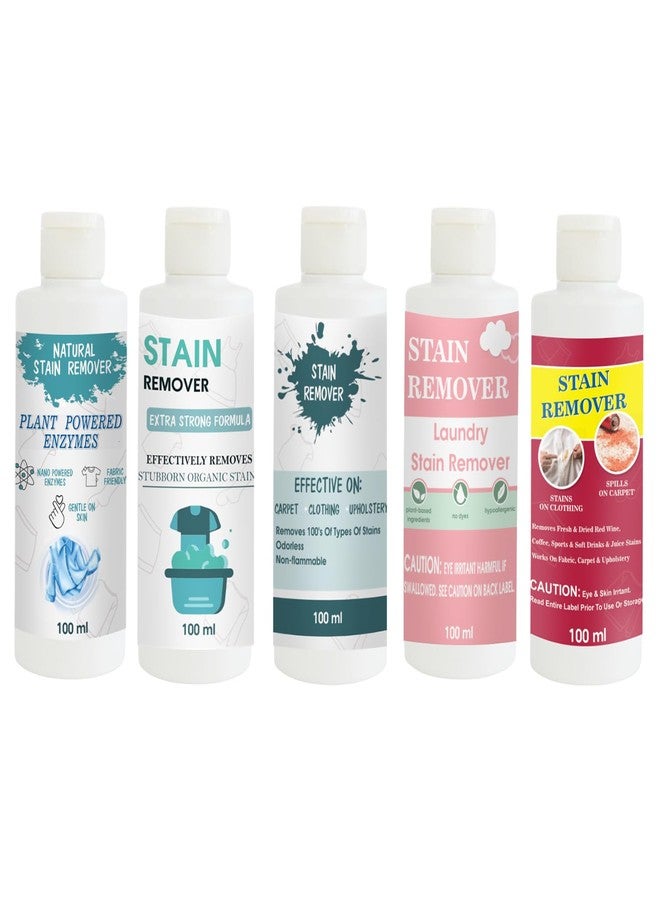 مجموعة مزيلات البقع من توفوس: مزيل بقع القمصان، والدمى، والسماء، والوردي، والأحمر | محلول تنظيف متعدد الأسطح للملابس والأقمشة والمفروشات (100 غرام لكل عبوة) - Image 1